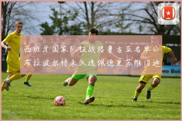 西班牙国家队征战格鲁吉亚名单公布拉波尔特未入选佩德里苏维门迪在列